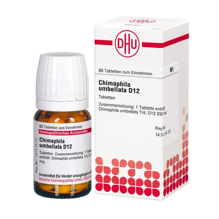 DHU Chimaphila umbellata D12 Tabletten, 80 pc Tablettes