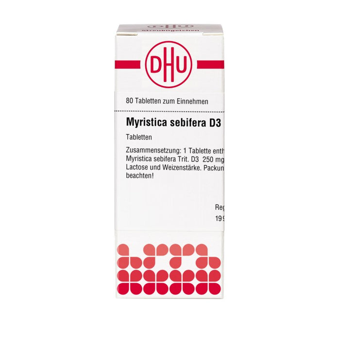 DHU Myristica sebifera D3 Tabletten, 80 pc Tablettes