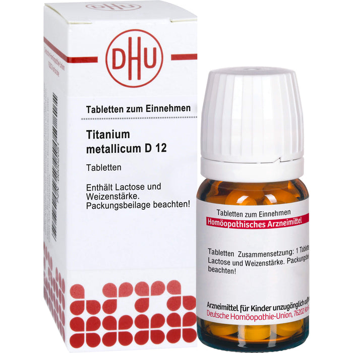 DHU Titanium metallicum D12 Tabletten, 80 St. Tabletten