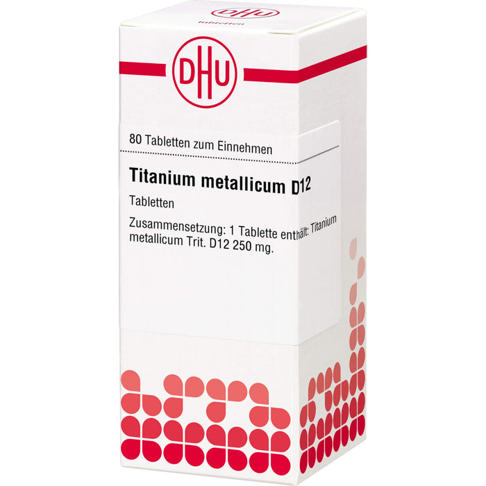 DHU Titanium metallicum D12 Tabletten, 80 St. Tabletten