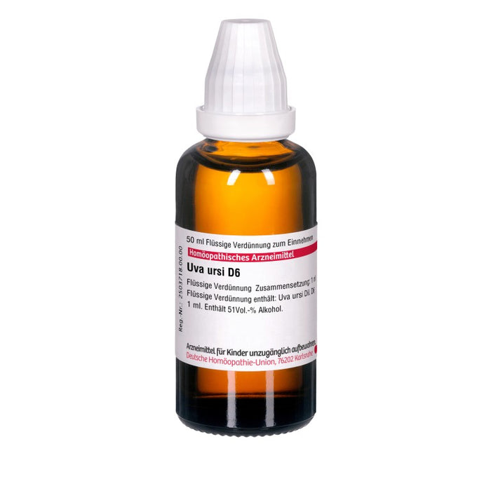 DHU Uva ursi D 6 Dilution, 50 ml Lösung