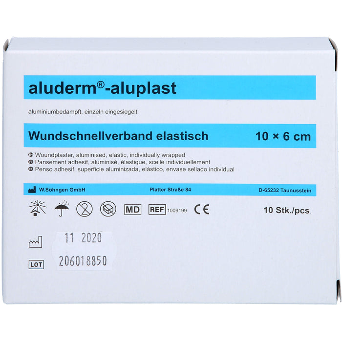 aluderm-aluplast elastisch 1 m x 6 cm Wundauflage, 1 pcs. Patch