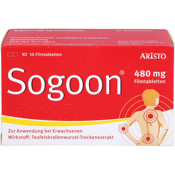 Sogoon 480 mg Filmtabletten, 50 pc Tablettes