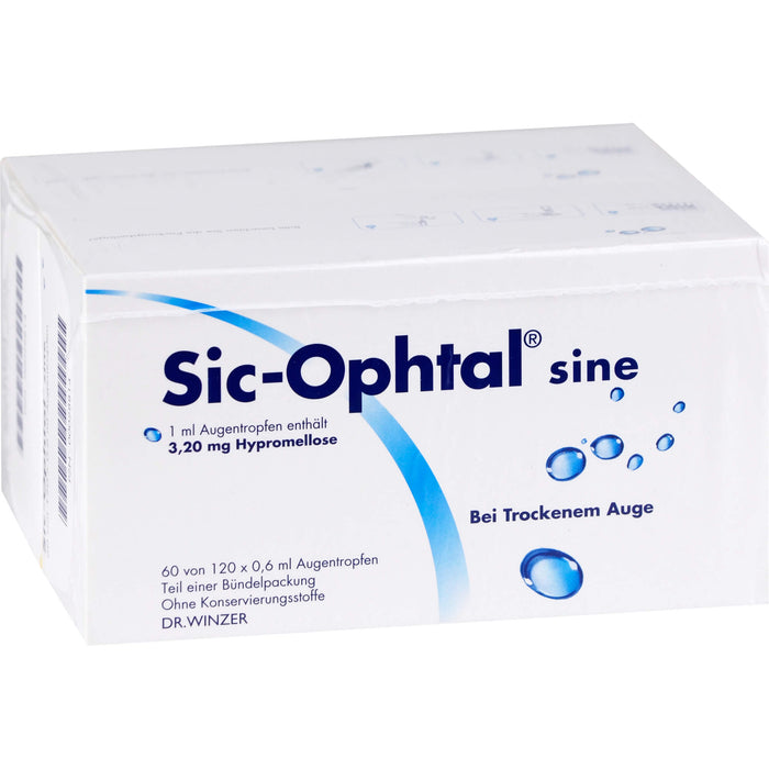 Sic-Ophtal sine, 3,20 mg/ml Augentropfen, 120X0.6 ml ATR