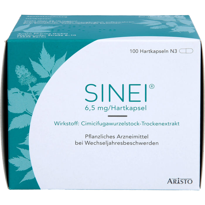 Sinei Hartkapseln bei Wechseljahresbeschwerden, 100 pc Capsules