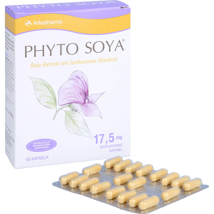 PHYTO SOYA Kapseln Soja-Extrakt mit Isoflavonen, 60 St. Kapseln