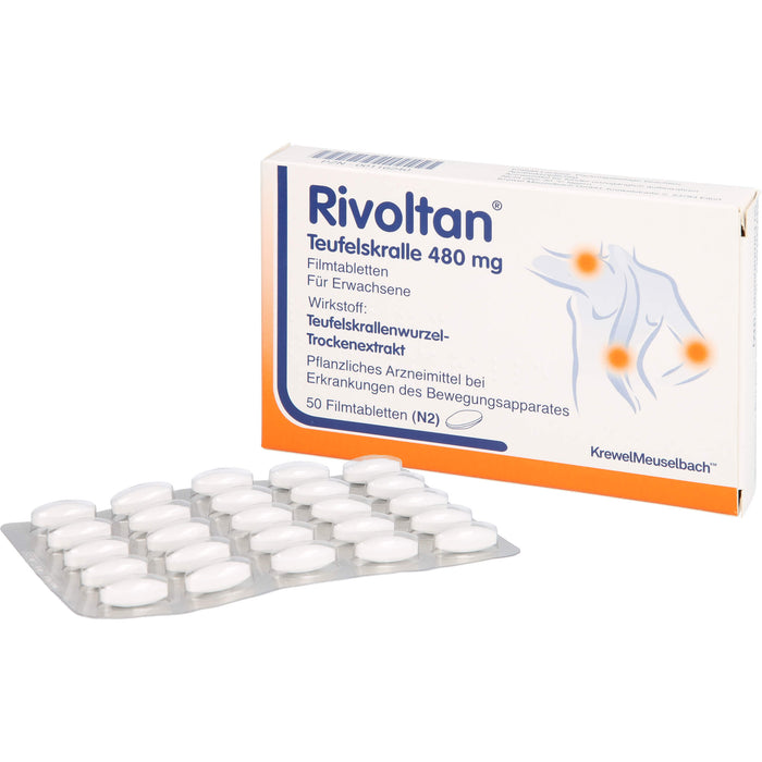 Rivoltan Teufelskralle 480mg Filmtabletten, 50 St FTA