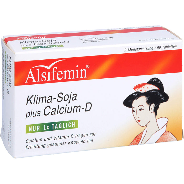 Alsifemin Klima-Soja plus Calcium-D Tabletten, 60 pc Tablettes