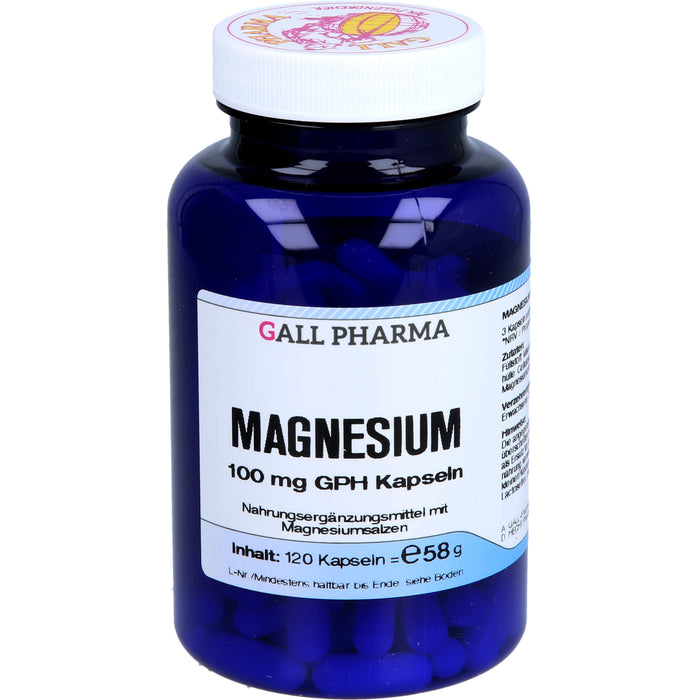 GALL PHARMA Magnesium 100 mg GPH Kapseln, 120 pcs. Capsules