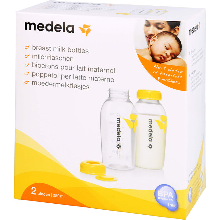 medela Muttermilchflaschenset 250 ml 2 St., 2 pc Bouteilles