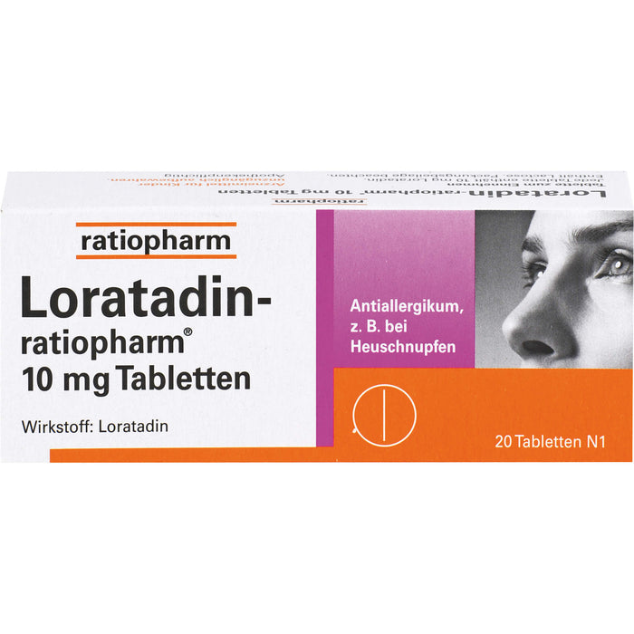 Loratadin-ratiopharm, 20 pcs. Tablets