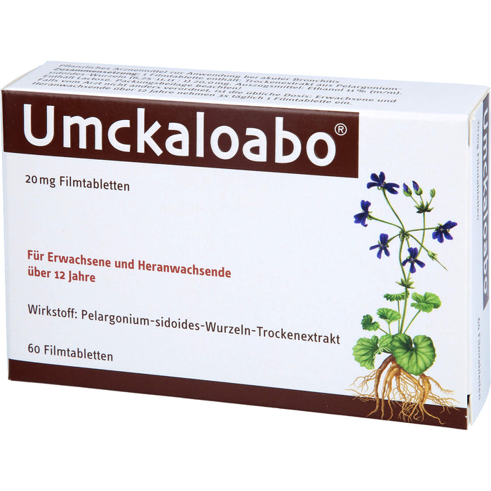 Umckaloabo 20 mg Filmtabletten, 60 pcs. Tablets