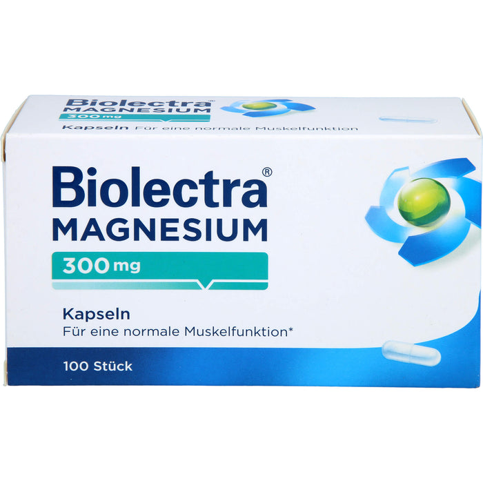 Biolectra Magnesium 300 mg Kapseln, 100 pc Capsules