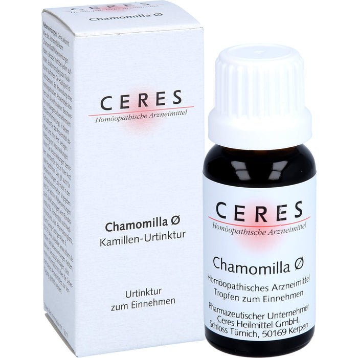 Ceres Chamomilla Urtinktur, 20 ml Lösung