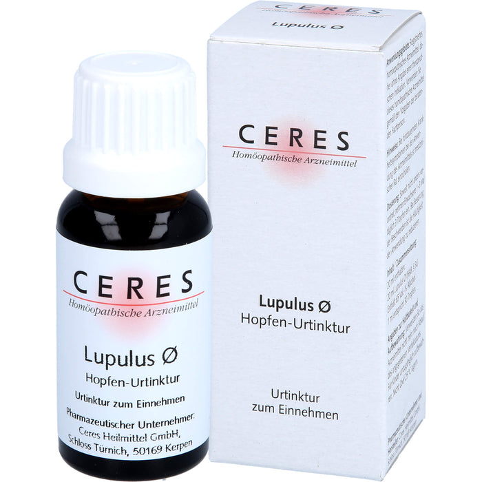 Ceres Lupulus Urtinktur, 20 ml TRO