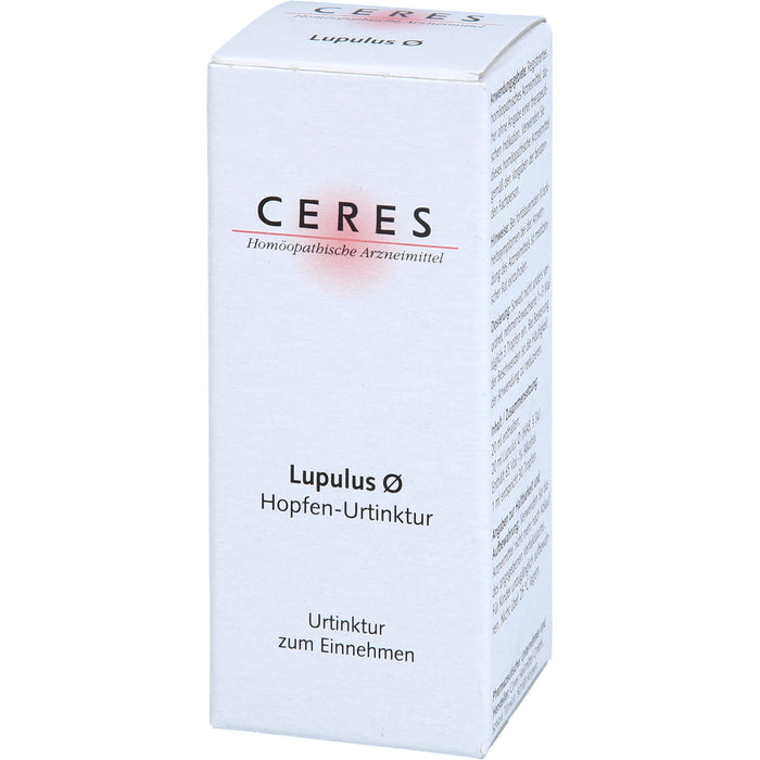 Ceres Lupulus Urtinktur, 20 ml TRO