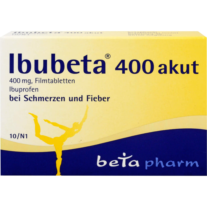 Ibubeta 400 akut Filmtabletten, 10 St. Tabletten