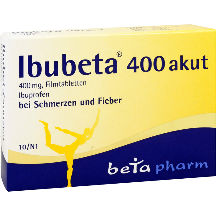 Ibubeta 400 akut Filmtabletten, 10 St. Tabletten