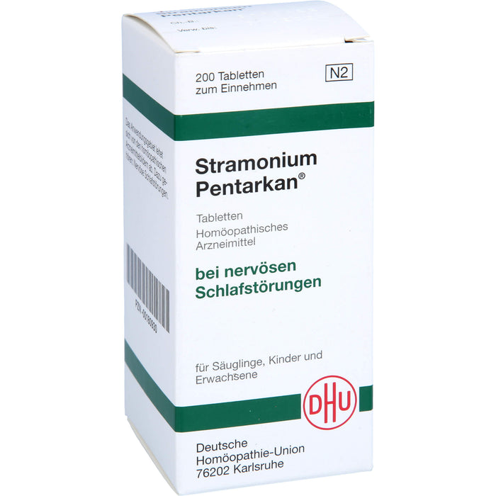 DHU Stramonium Pentarkan Tabletten bei nervösen Schlafstörungen, 200 pcs. Tablets