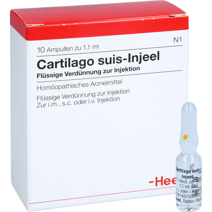 Cartilago suis-Injeel Ampullen, 10 pc Ampoules