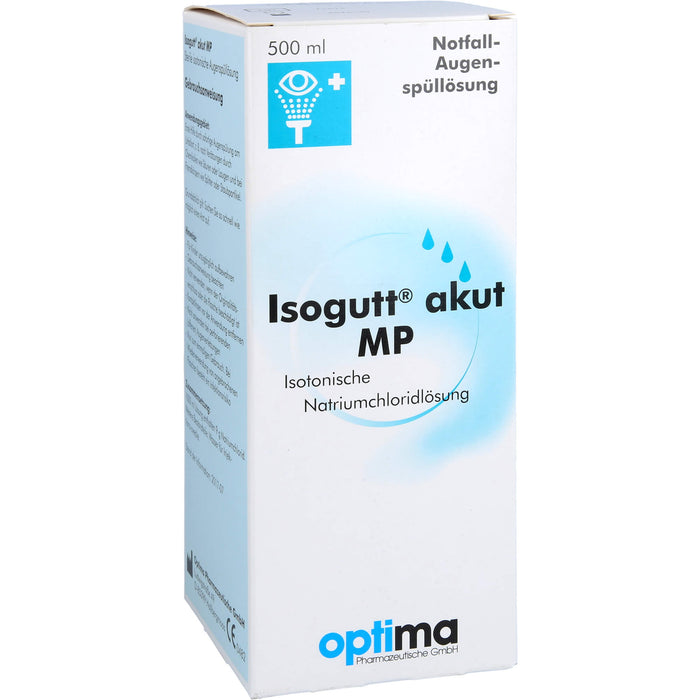 Isogutt akut MP Notfall-Augenspüllösung, Isotonische Natriumchloridlösung, 500 ml Solution