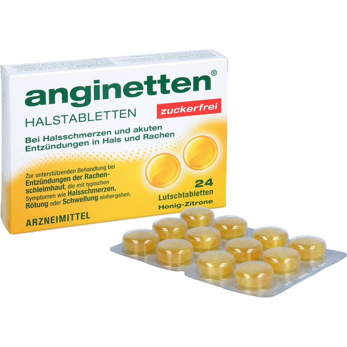 anginetten Halstabletten zuckerfrei, 24 pcs. Tablets