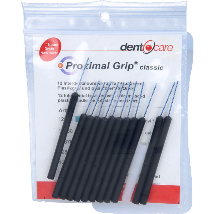 dent-o-care Proximal Grip classic xx-fein schwarz Interdentalbürsten 0,65 mm, 12 pcs. Interdental brushes