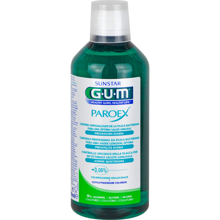 GUM Paroex 0,06% CHX Mundspülung, 500 ml Lösung