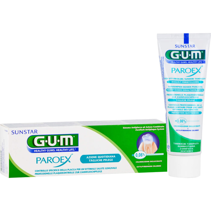 GUM Paroex 0,06% CHX Zahnpasta, 75 ml Toothpaste