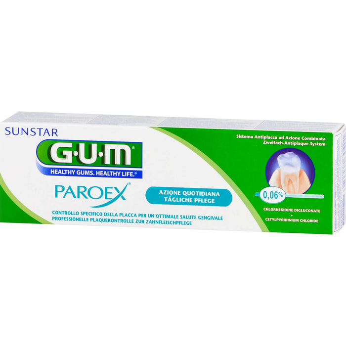 GUM Paroex 0,06% CHX Zahnpasta, 75 ml Dentifrice