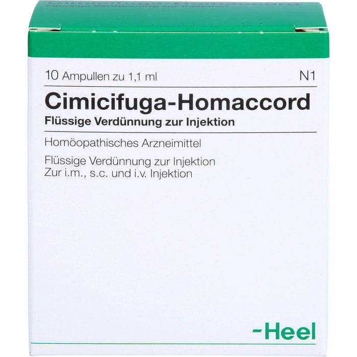 Cimicifuga-Homaccord Inj.-Lsg., 10 St. Ampullen