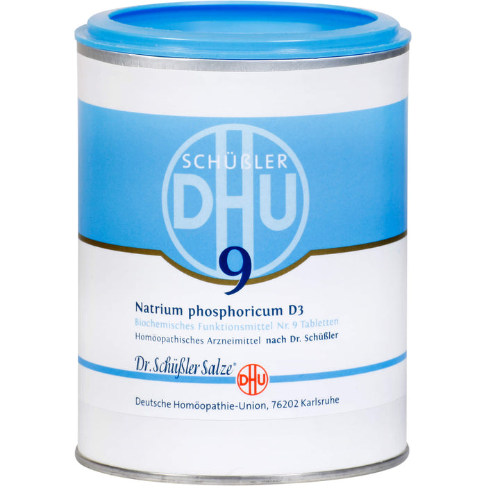 DHU Schüßler-Salz Nr. 9 Natrium phosphoricum D 3 Tabletten, 1000 pc Tablettes