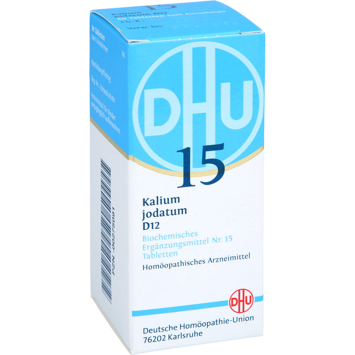 DHU Schüßler-Salz Nr. 15 Kalium jodatum D12 Tabletten, 80 St. Tabletten