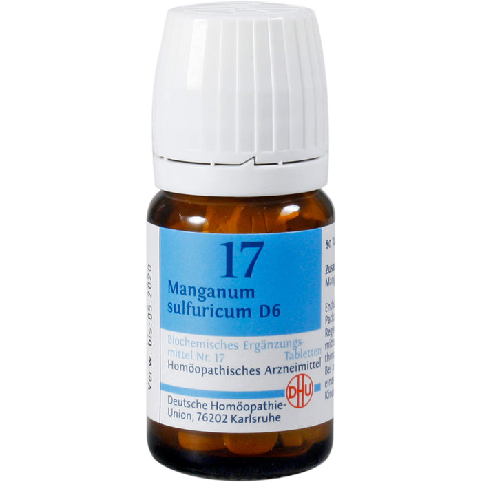 DHU Schüßler-Salz Nr. 17 Manganum sulfuricum D6 Tabletten, 80 pc Tablettes