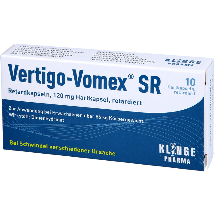 Vertigo-Vomex SR Retardkapseln, 10 St. Kapseln