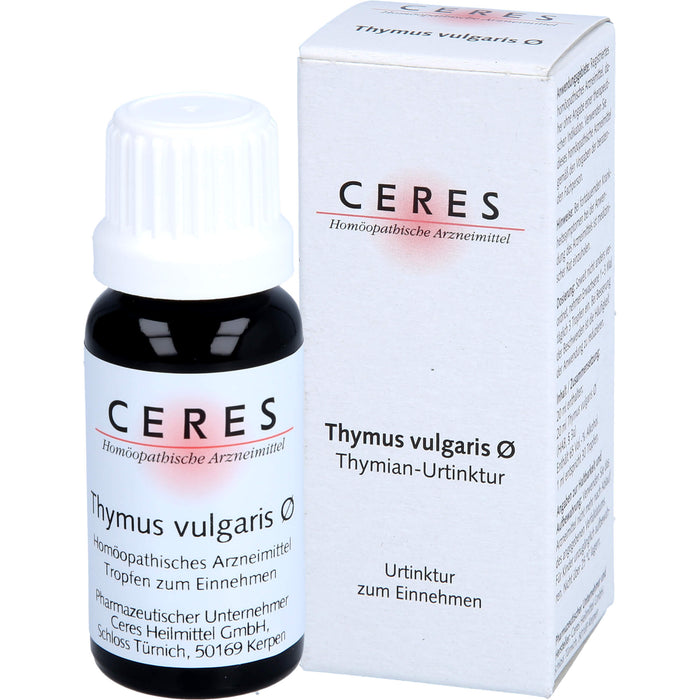 CERES Thymus vulgaris ø Urtinktur, 20 ml Lösung