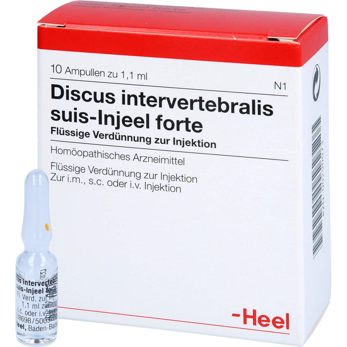 Discus intervertebralis suis-Injeel forte Ampullen, 10 pcs. Ampoules