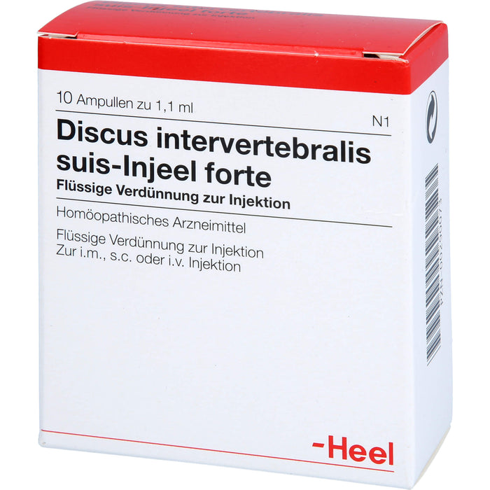 Discus intervertebralis suis-Injeel forte Ampullen, 10 pc Ampoules