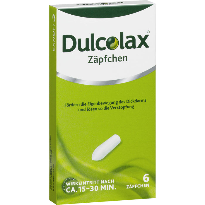 Dulcolax Zäpfchen Original Sanofi-Aventis, 6 St. Zäpfchen