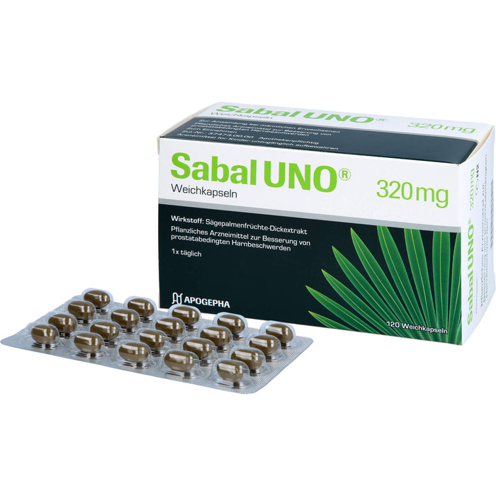 Sabal Uno 320 mg Weichkapseln, 120 pc Capsules