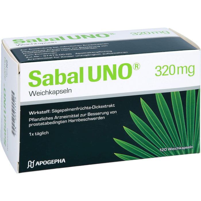 Sabal Uno 320 mg Weichkapseln, 120 pcs. Capsules