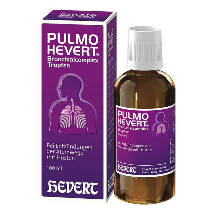 Pulmo Hevert Bronchialcomplex Tropfen, 100 ml Solution