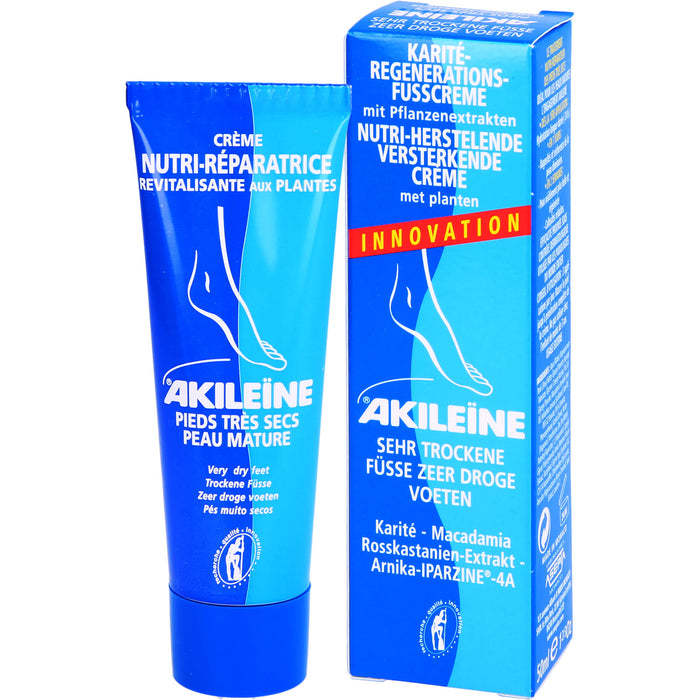 AKILEÏNE Karité-Regenerations-Fusscreme, 50 ml Crème