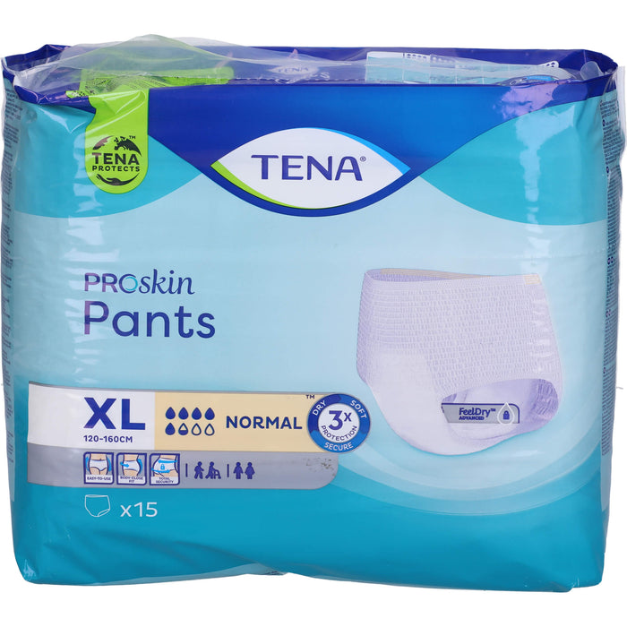 TENA Pants Normal XL, 15 pc Bandage