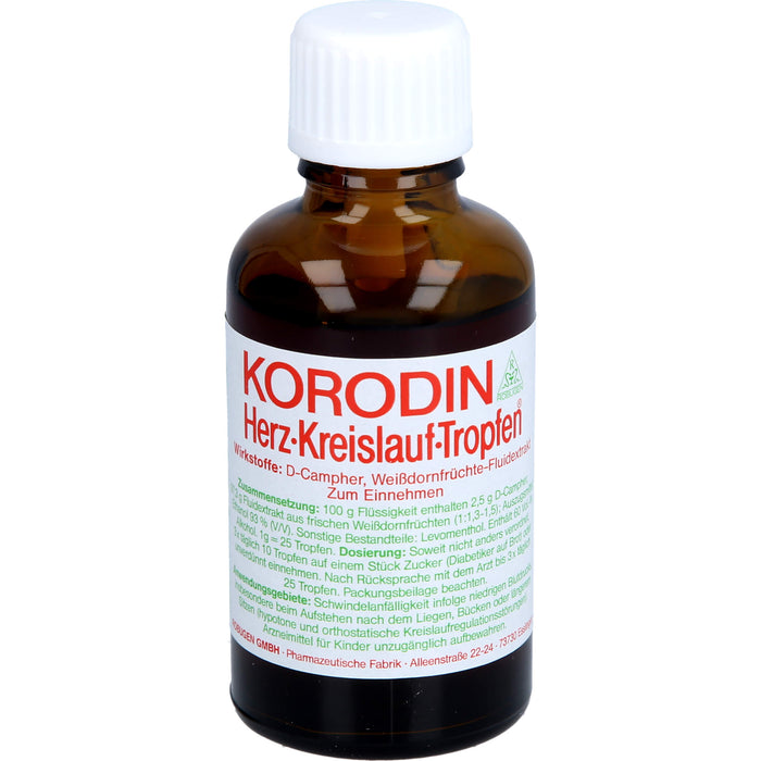 KORODIN Herz-Kreislauf-Tropfen, 40 ml Solution