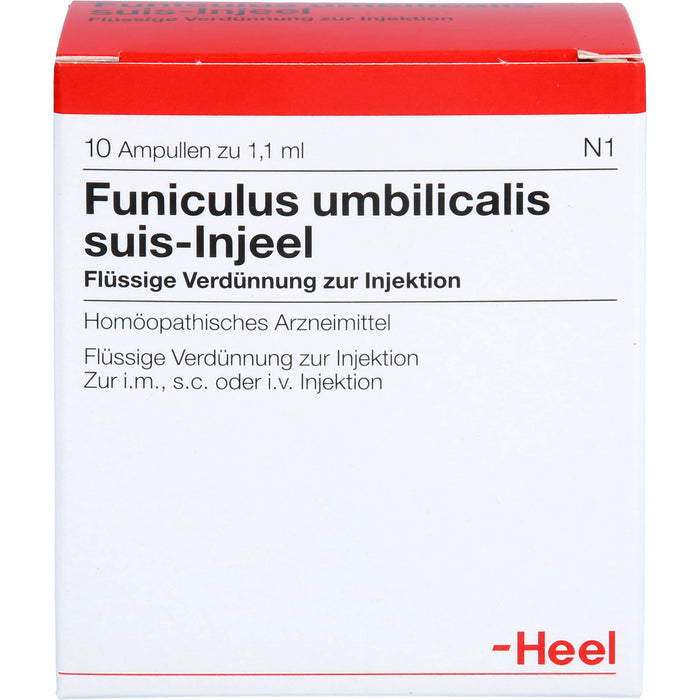 Heel Funiculus umbilicalis suis-Injeel flüssige Verdünnung zur Injektion, 10 pcs. Ampoules