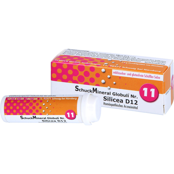 Schuckmineral Globuli 11 Silicea D12, 7.5 g GLO