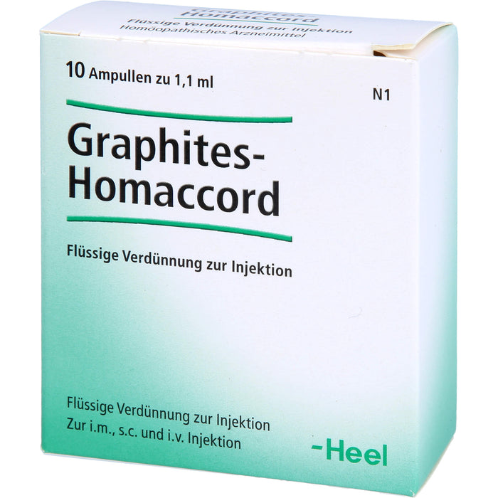 Heel Graphites-Homaccord flüssige Verdünnung zur Injektion, 10 pc Ampoules