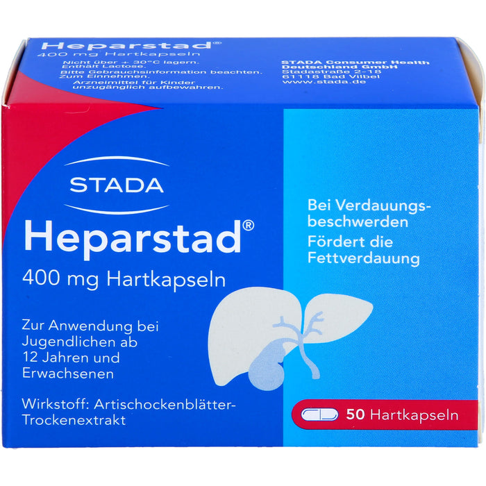 Heparstad 400 mg Hartkapseln, 50 St HKP