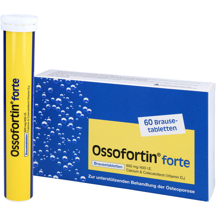 Ossofortin forte 600 mg/400 I.E. Brausetabletten, 60 St BTA